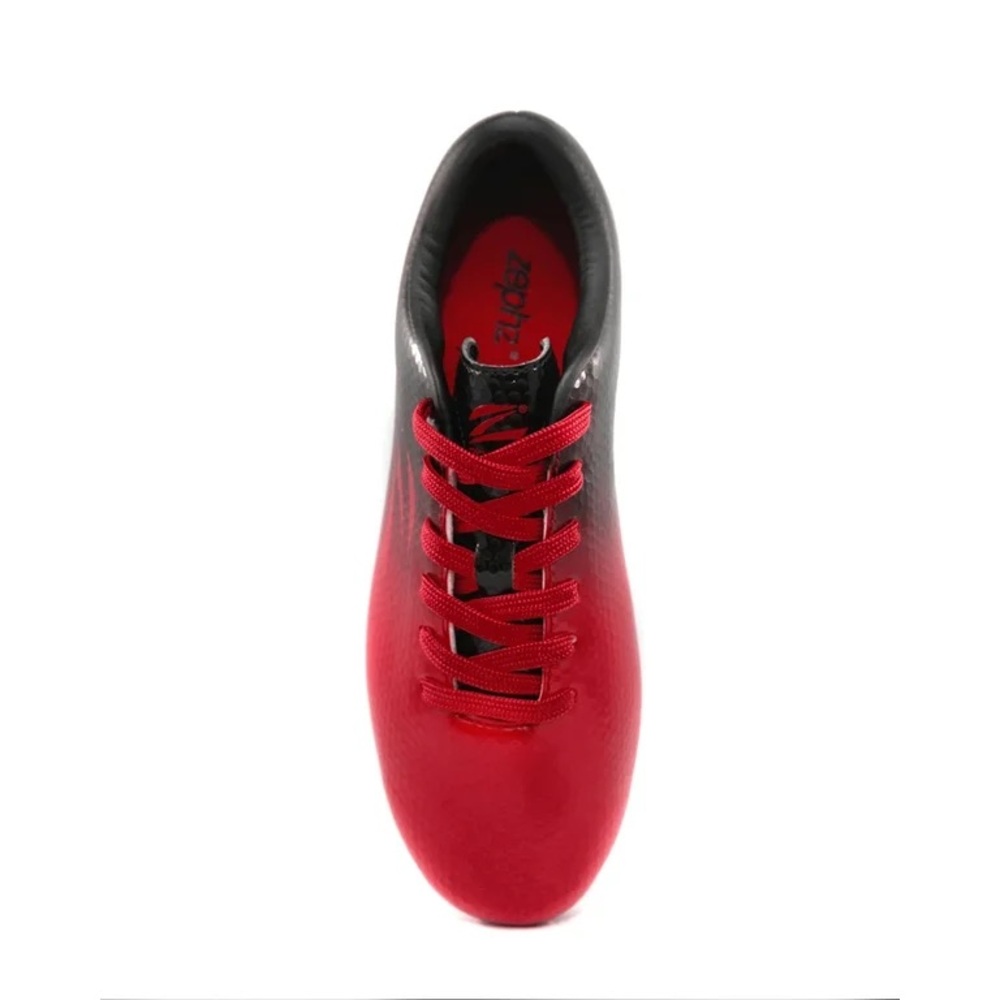 Zephz Wide Traxx Soccer Shoes Black & Space Cherry - Youth - Size 5.5